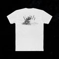 Fitted T-Shirt — 'Giveth & Taketh' Blessed be the Lord Graphic Tee