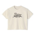 Jesus John 3:16 Boxy Tee — Women's Christian Graphic T‑Shirt