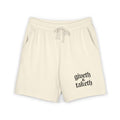 Fleece Shorts — “giveth & taketh” Embroidered Lounge Shorts