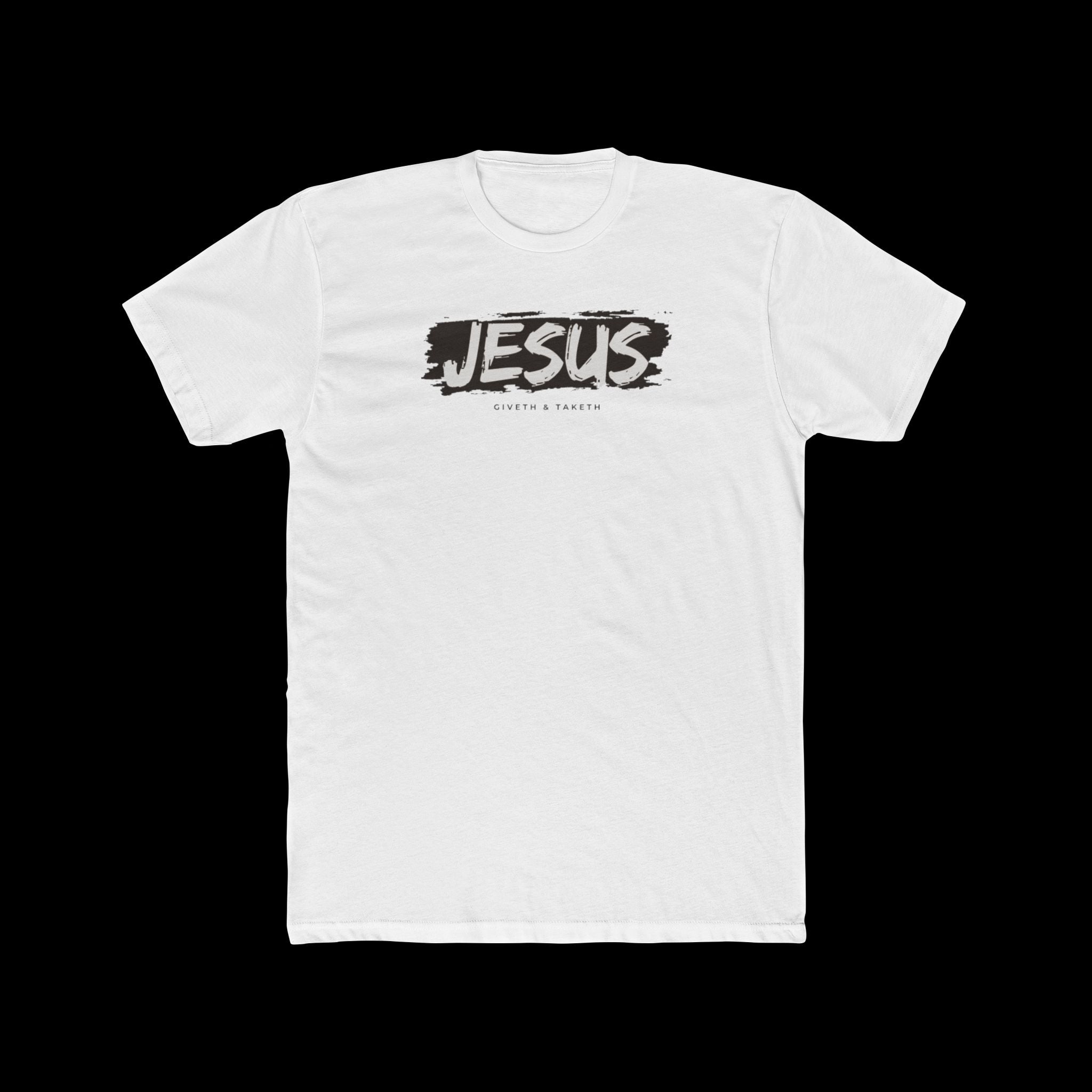 Jesus Brushstroke Tee — Christian Faith Graphic T-Shirt