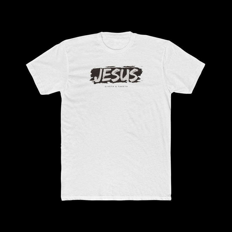 Jesus Brushstroke Tee — Christian Faith Graphic T-Shirt