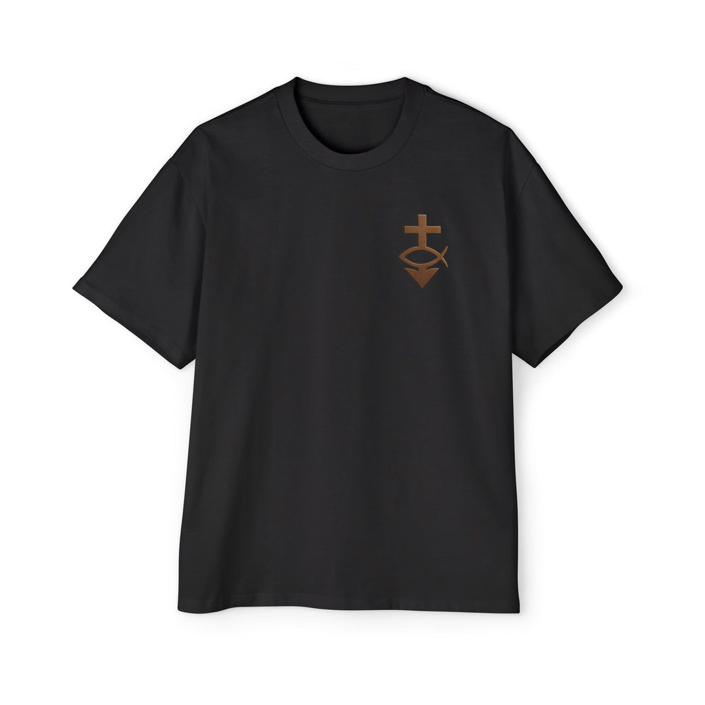 Giveth and Taketh Oversized Tee — Christian Faith Graphic Shirt