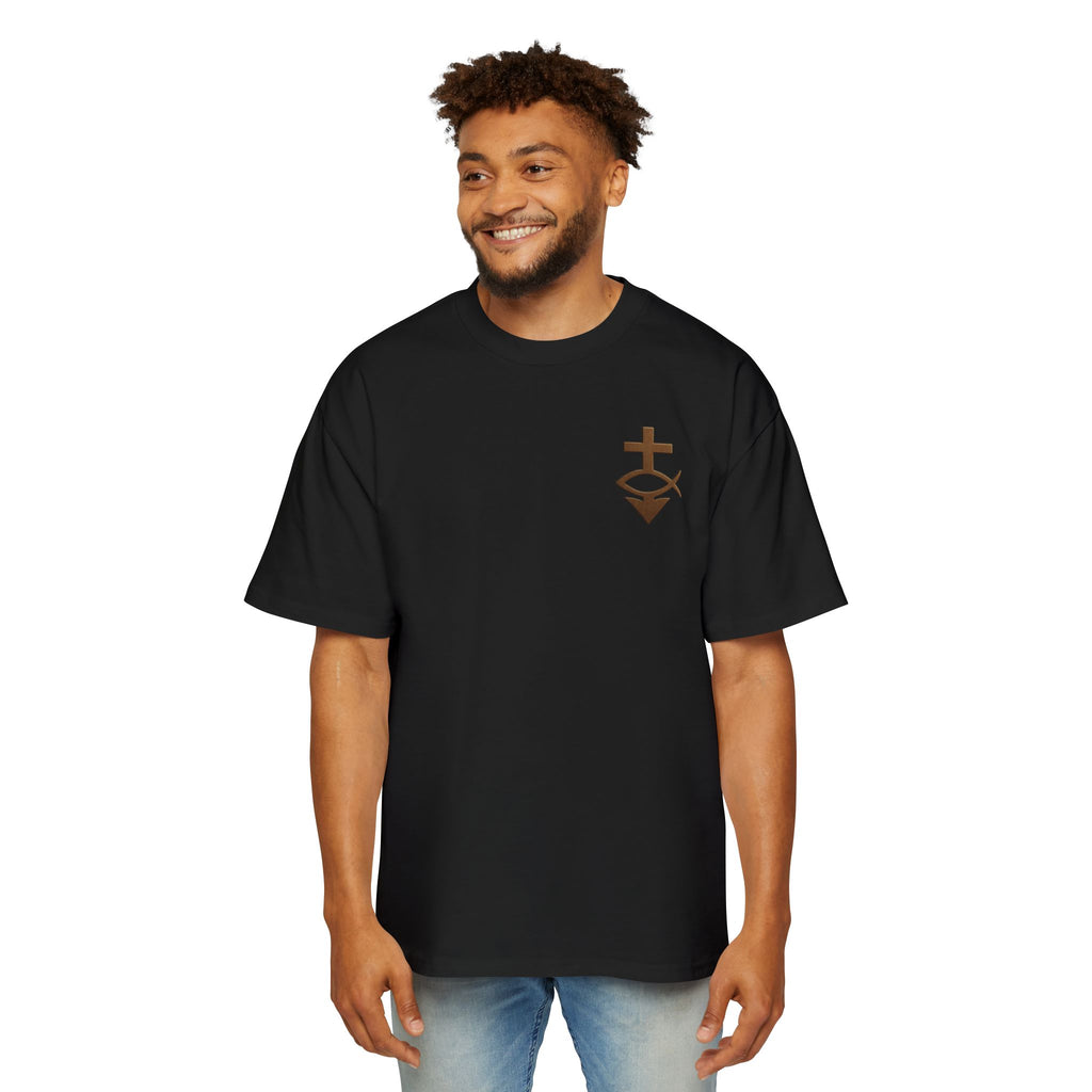 Giveth and Taketh Oversized Tee — Christian Faith Graphic Shirt
