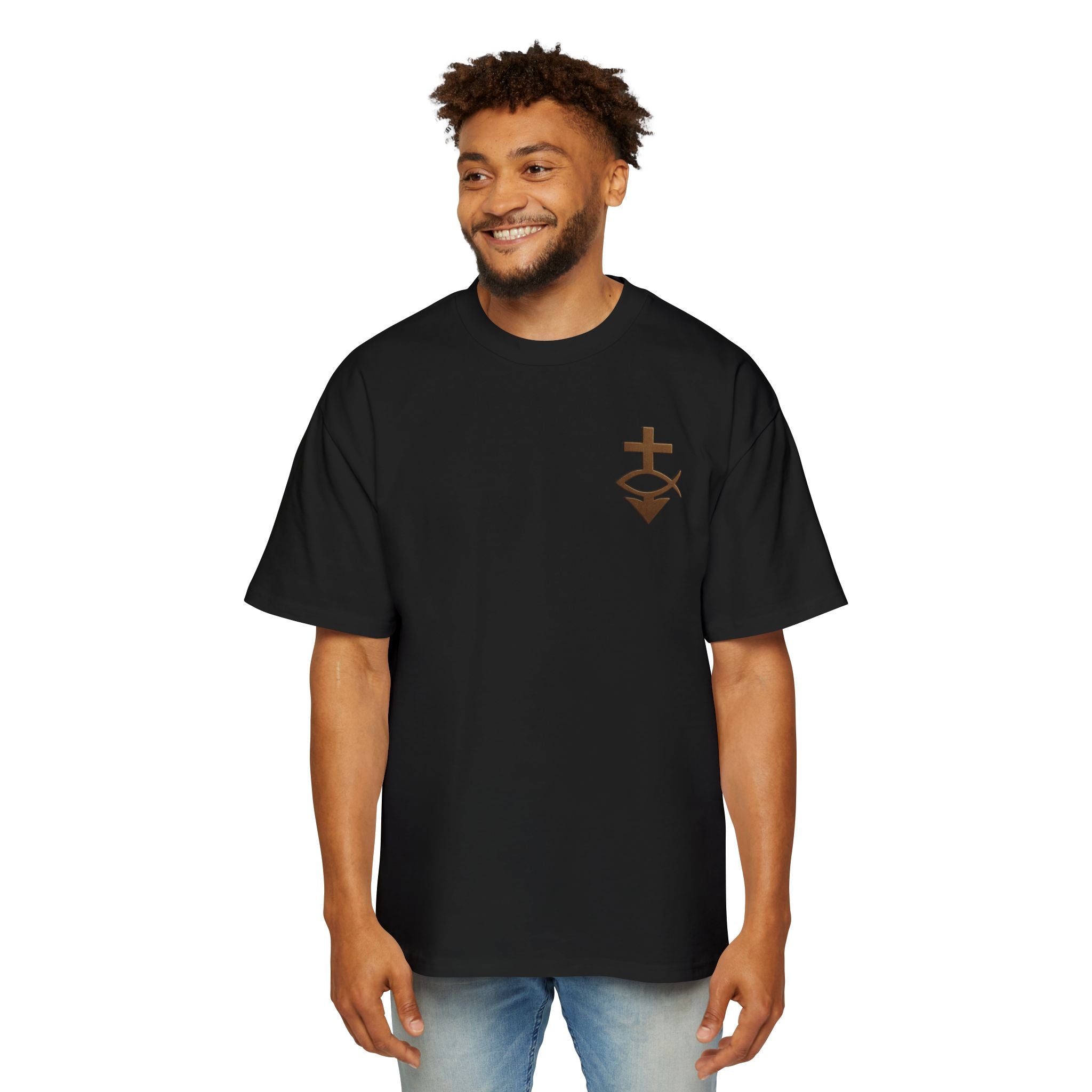Giveth and Taketh Oversized Tee — Christian Faith Graphic Shirt