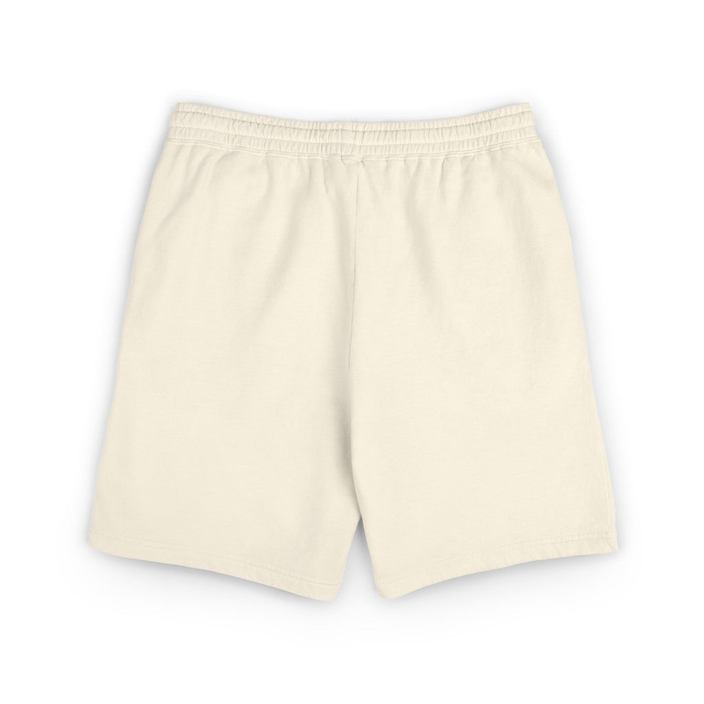 Fleece Shorts — “giveth & taketh” Embroidered Lounge Shorts