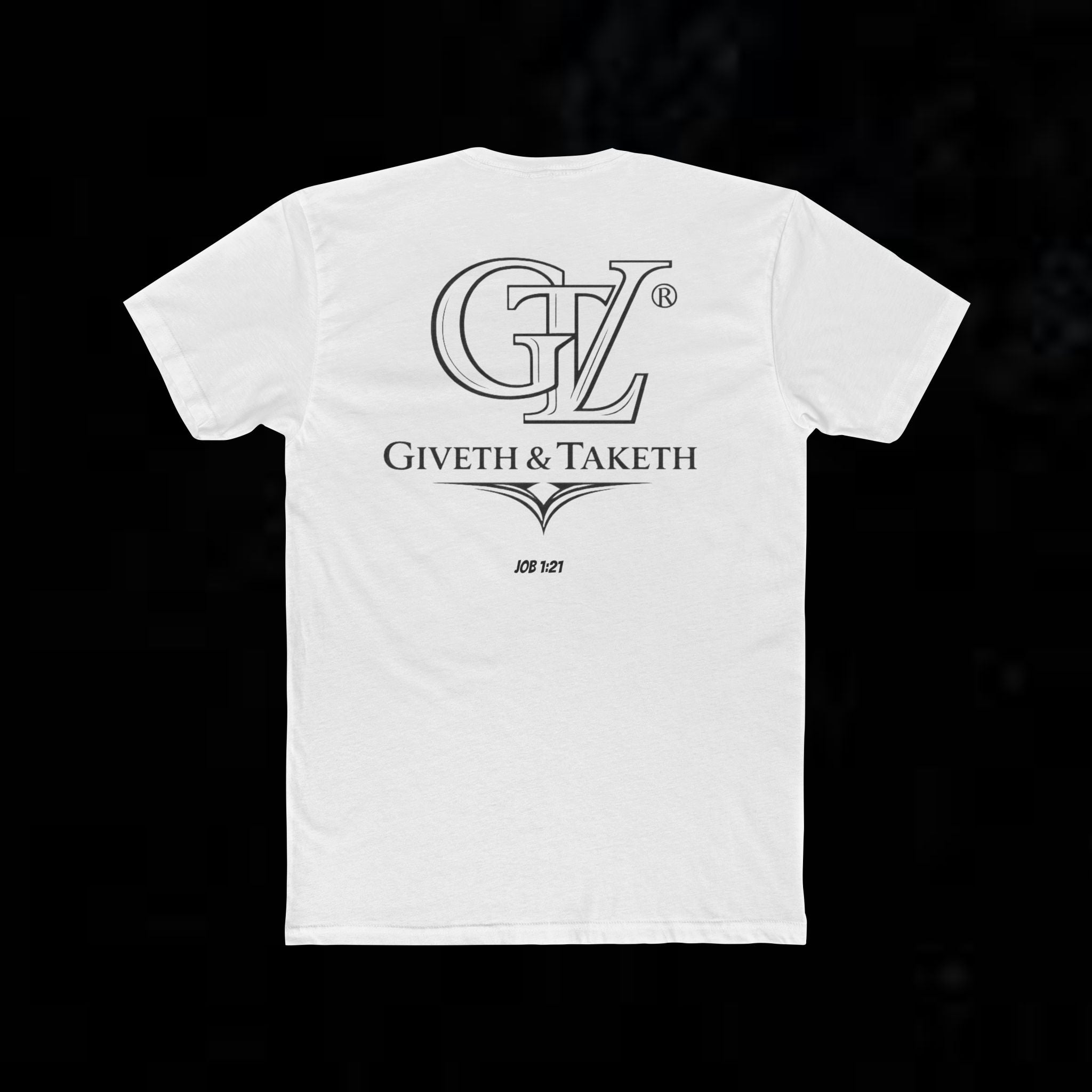 G&T Fitted T-Shirt — Minimal Small Cross Christian Tee