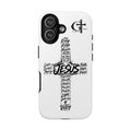 Christian Cross Phone Case — 'Jesus' Typography Faith iPhone Case